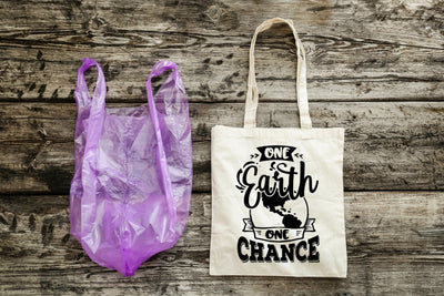 BE THE CHANGE - EARTH DAY TOTES