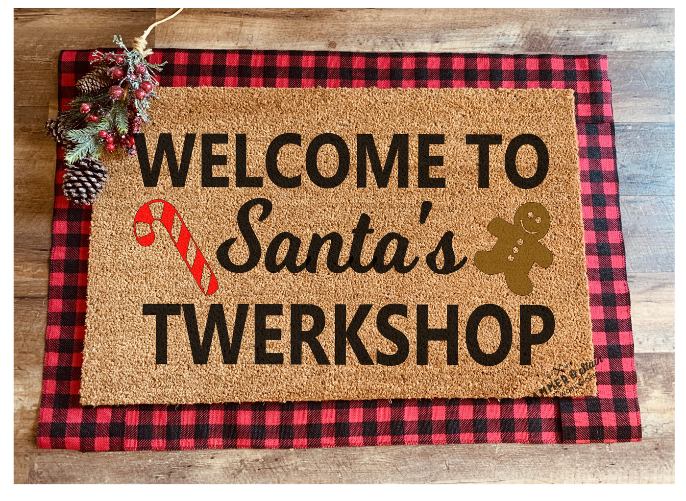 HOLIDAY DOORMAT WORKSHOP