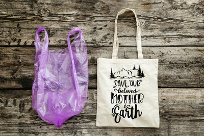 BE THE CHANGE - EARTH DAY TOTES