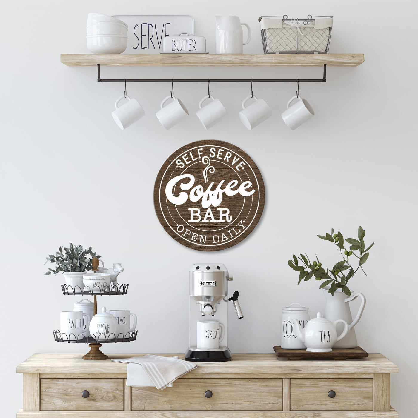 FARMHOUSE COFFEE BAR SIGNS (BDJ)