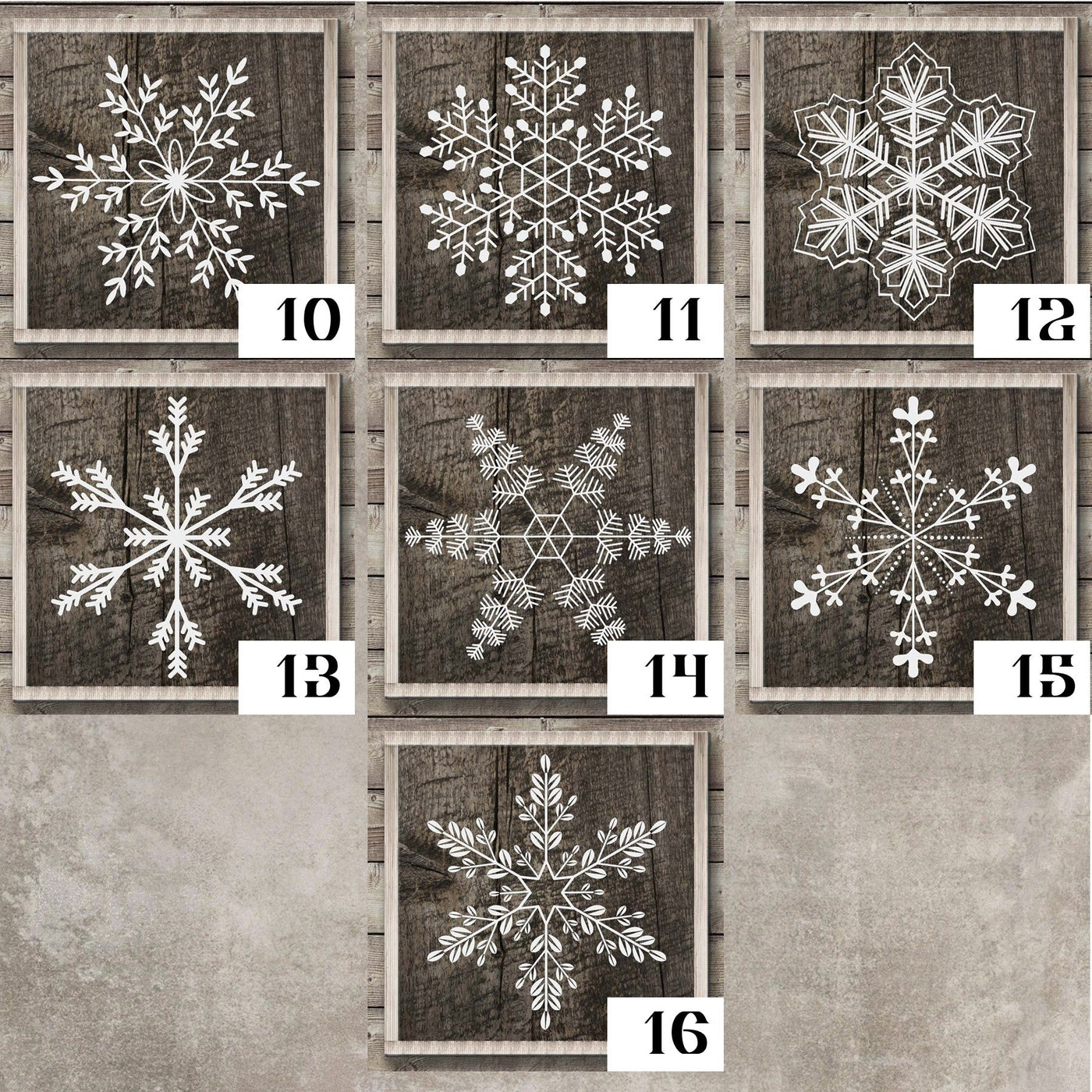 SILVER SNOWFLAKE WORKSHOP