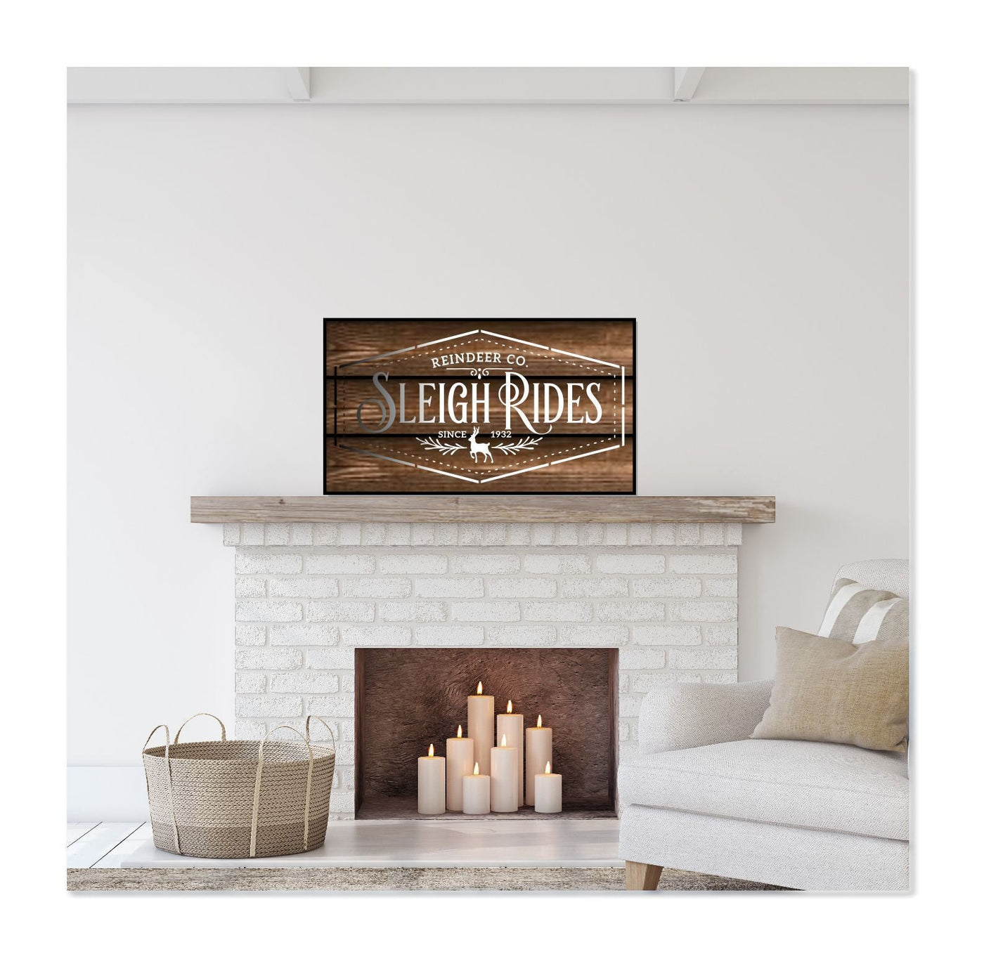 WHIMSICAL WINTER RUSTIC PALLET SIGNS