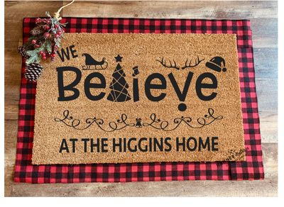 HOLIDAY DOORMAT