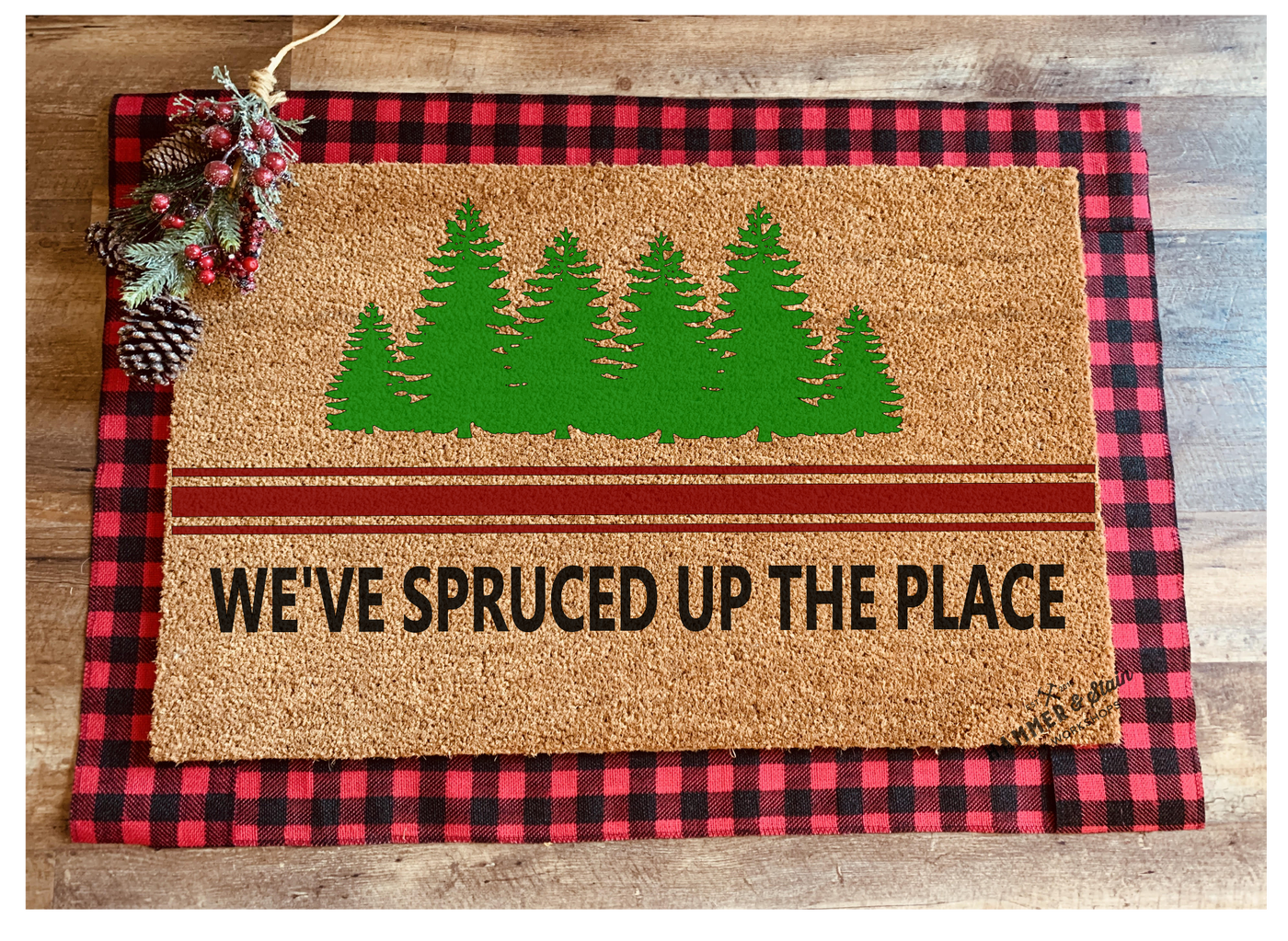 HOLIDAY DOORMAT