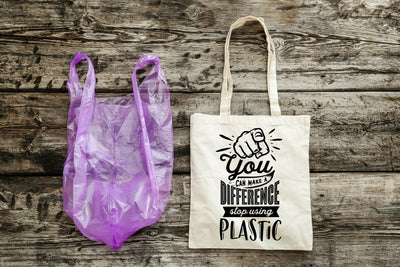 BE THE CHANGE - EARTH DAY TOTES