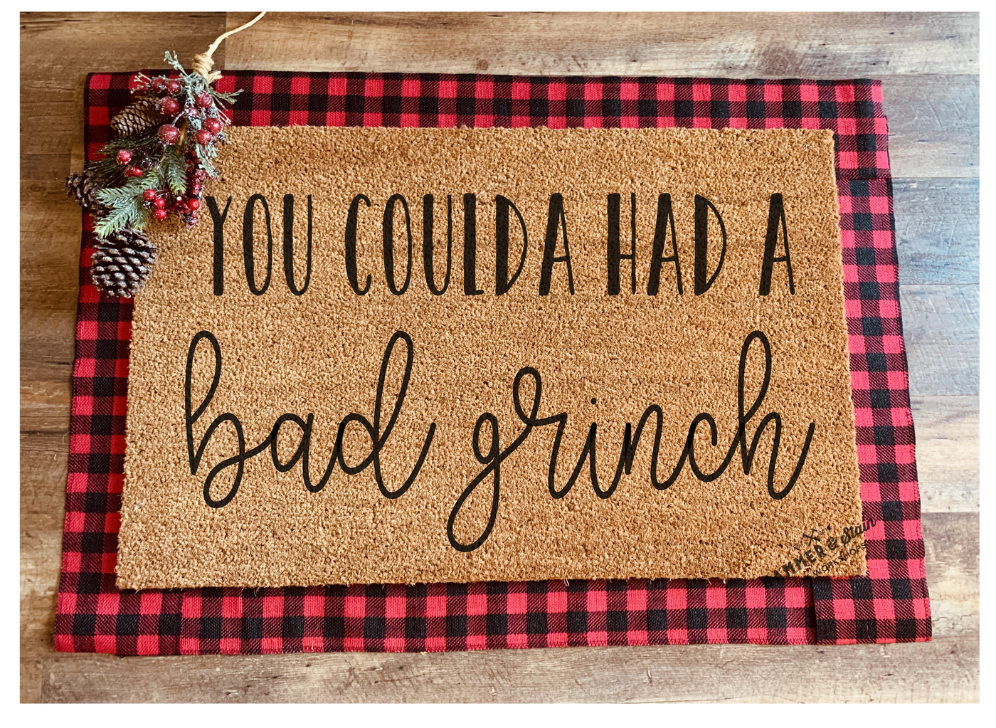 HOLIDAY DOORMAT