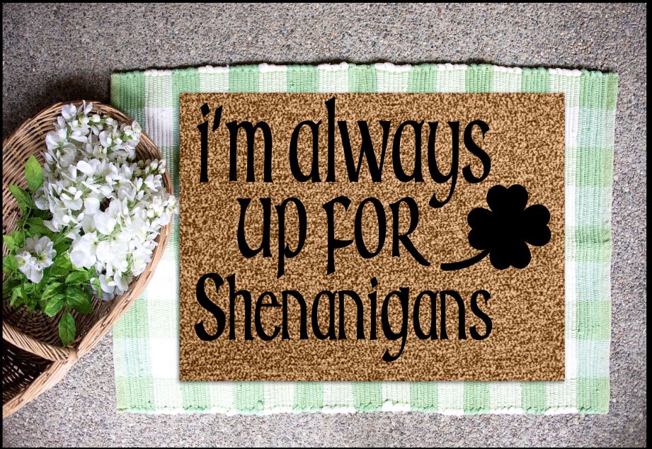 ST. PATRICK'S DAY DOOR MATS WORKSHOP