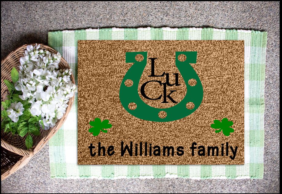 ST. PATRICK'S DAY DOOR MATS WORKSHOP